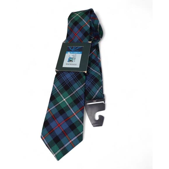Lochcarron Other - Lochcarron 100% Pure New Wool Tie Mackenzie Plaid Made in Scotland Never Worn